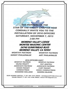 11:7:15 Star of the Valley Installation