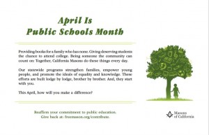 April Public School Month