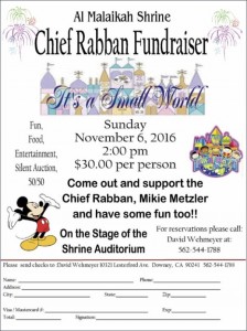 Chief Rabban Fundraiser 11:6:16