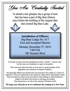 Big Bear Installation 2016