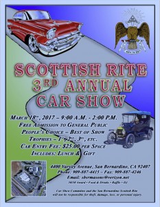 Scottish Rite Car Show 2017